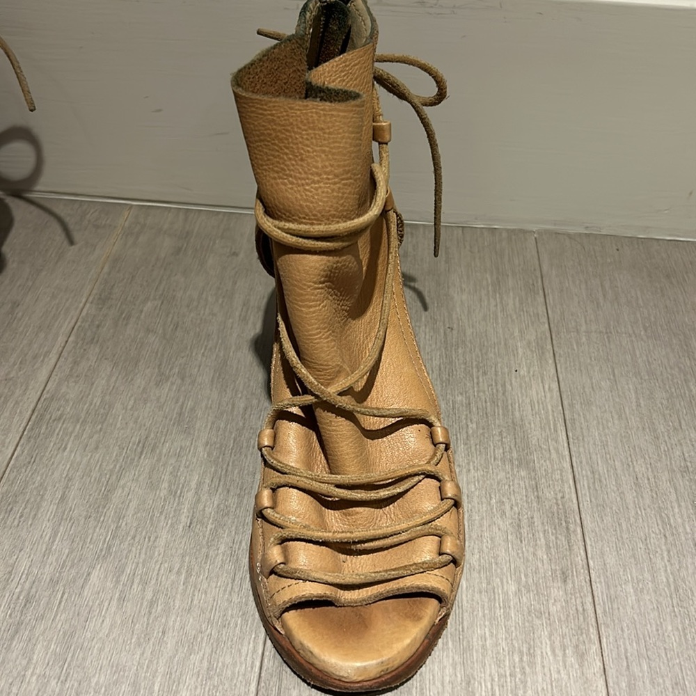 Leather Open Toe Boot - image 6